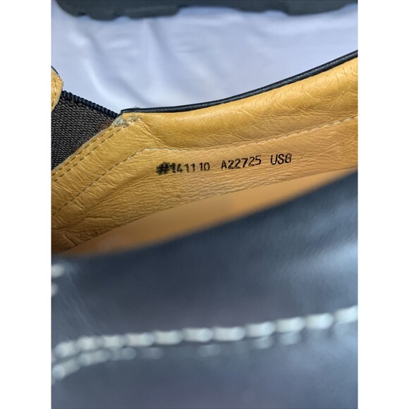 TOTO Men's Invisible Height Increasing Elevator Shoes Black Slip On Loafer 8 - Picture 6 of 9